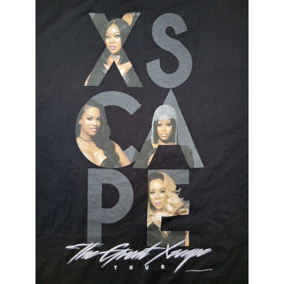 2017-2018 The Great Xscape Tour Graphic Shirt Mens Size Medium Black Music‎ - Picture 2 of 8